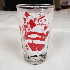 Boscul Christmas Santa 5" Peanut Butter Glass